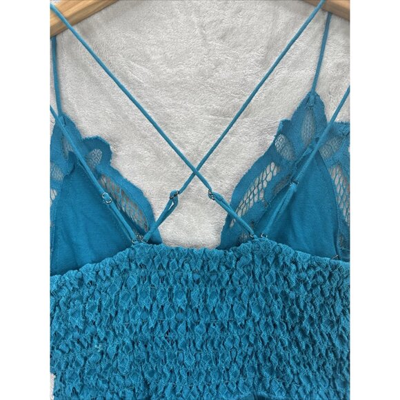 Free People One Women's Adella Cami in Turquiose Size  XS - Picture 10 of 10
